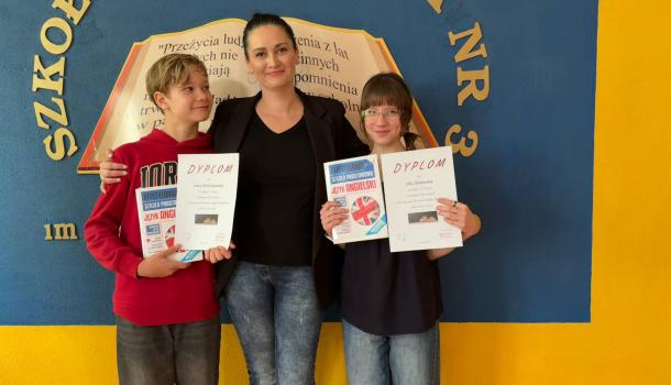 Rozstrzygnięcie konkursu powiatowego - język angielski SP3