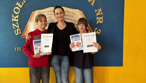 Rozstrzygnięcie konkursu powiatowego - język angielski SP3