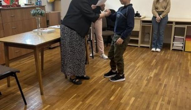 Kotki z MPS nr 4 w bibliotece