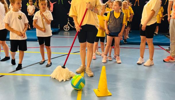Olimpiada sportowa w przedszkolu SP nr 2