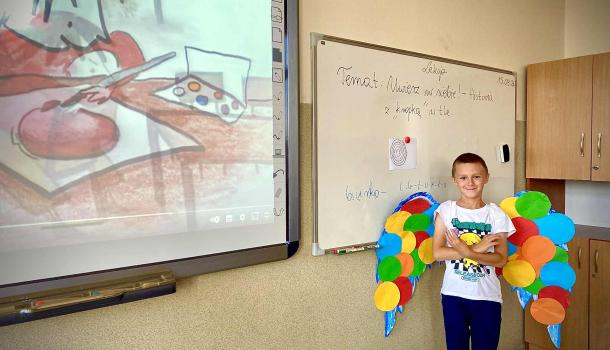 Międzynarodowy Dzień Kropki w SP3 w Mławie