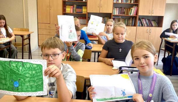 Międzynarodowy Dzień Kropki w SP3 w Mławie