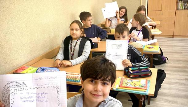 Międzynarodowy Dzień Kropki w SP3 w Mławie