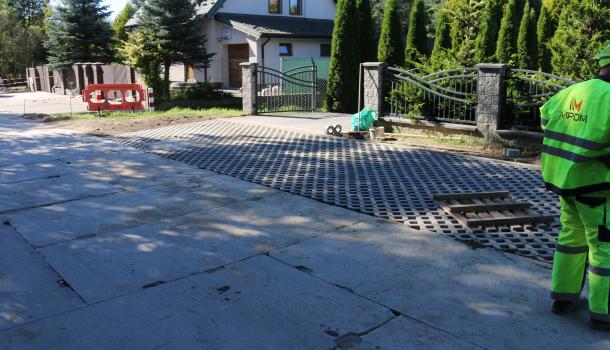 Grzybowa - płyty betonowe