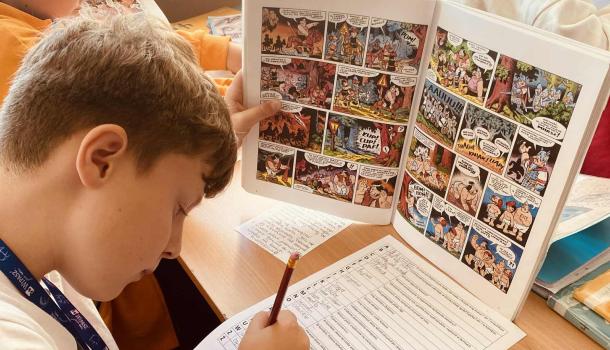 Alfabetyczne zgadywanki z „Kajko i Kokoszem” w SP nr 2