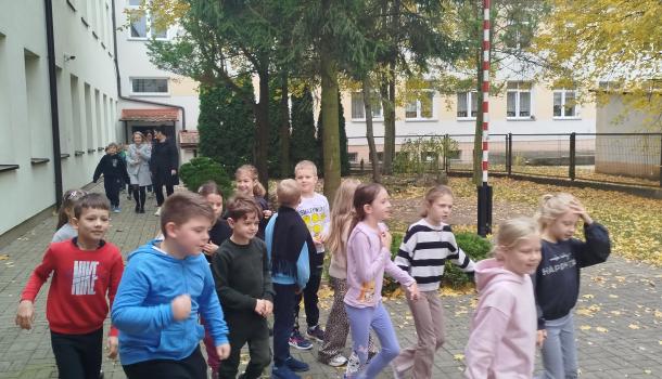 Ewakuacja w Szkole Podstawowej nr 3