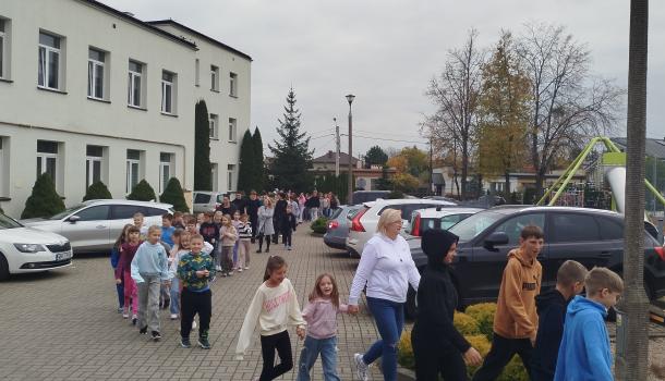 Ewakuacja w Szkole Podstawowej nr 3