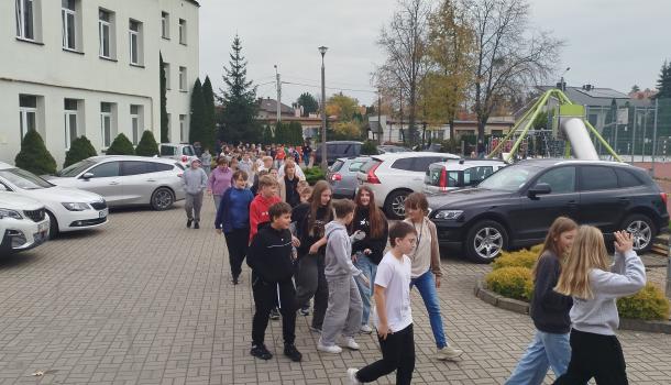 Ewakuacja w Szkole Podstawowej nr 3