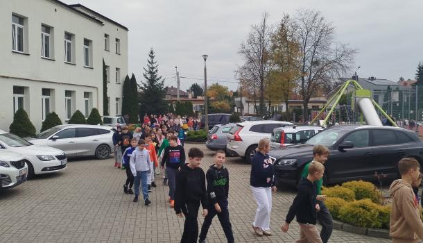 Ewakuacja w Szkole Podstawowej nr 3