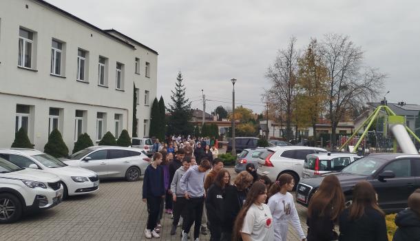 Ewakuacja w Szkole Podstawowej nr 3