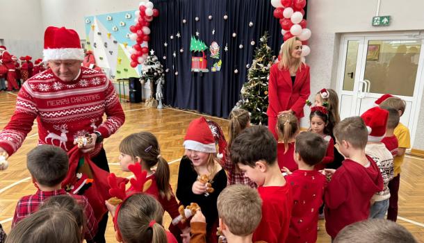 Mikołajkowa wizyta Pana Burmistrza w MPS 2