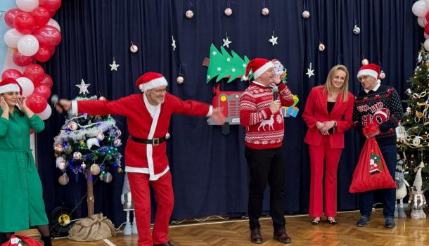 Mikołajkowa wizyta Pana Burmistrza w MPS 2