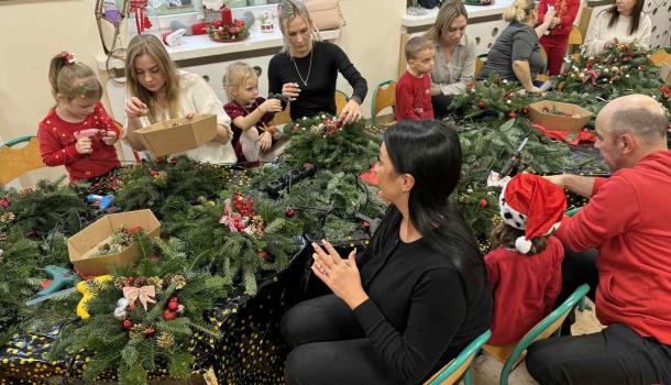 Świąteczne warsztaty florystyczne w ZPO 2