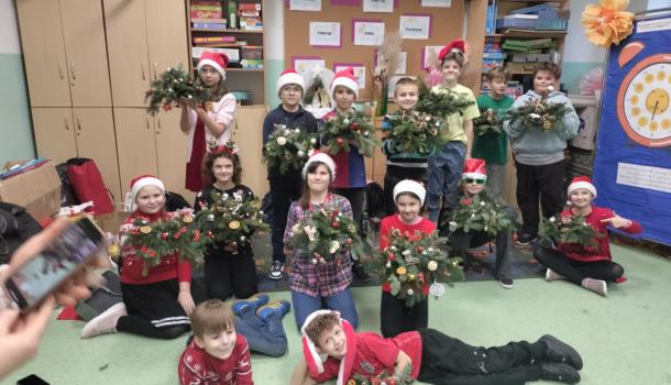 Świąteczne warsztaty florystyczne w ZPO 2
