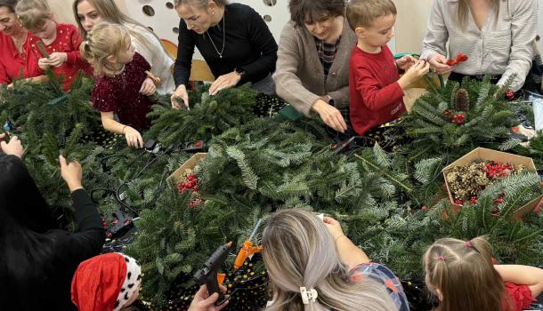 Świąteczne warsztaty florystyczne w ZPO 2