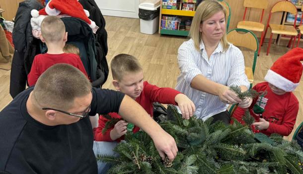Świąteczne warsztaty florystyczne w ZPO 2