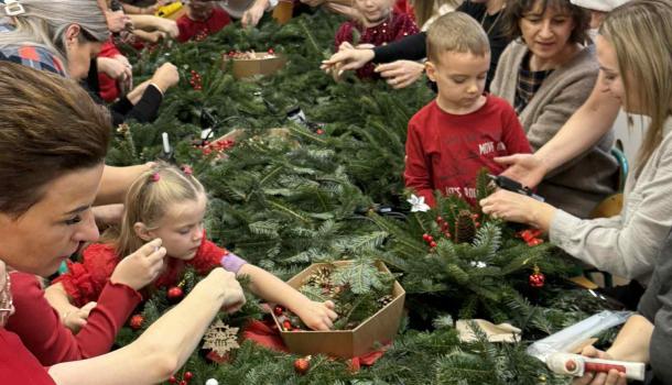 Świąteczne warsztaty florystyczne w ZPO 2