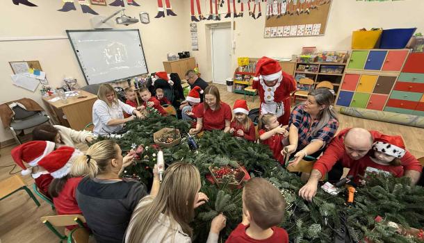 Świąteczne warsztaty florystyczne w ZPO 2