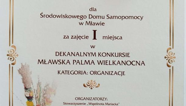 Konkurs "Mławska Palma Wielkanocna 2026" rozstrzygnięty 