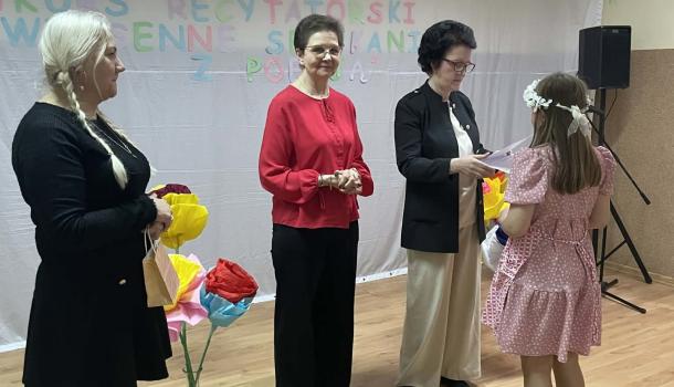 IV Międzyszkolny Konkurs Recytatorski „Wiosenne spotkanie z poezją” 