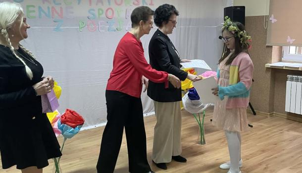 IV Międzyszkolny Konkurs Recytatorski „Wiosenne spotkanie z poezją” 