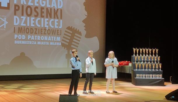 Udział uczniów z ZPO nr 2 w XIV Przeglądzie Piosenki Dziecięcej i Młodzieżowej 