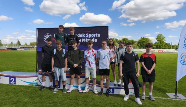 Uczniowie z SP 4 w finale powiatu w lekkoatletyce