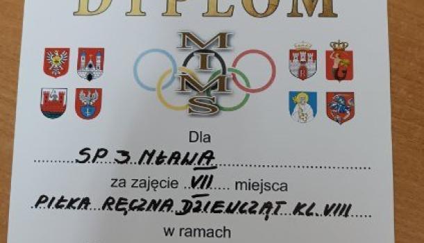 Mazowieckie Igrzyska Młodzieży Szkolnej w piłce ręcznej dziewcząt 